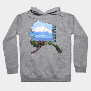 State of Alaska Outline Hoodie